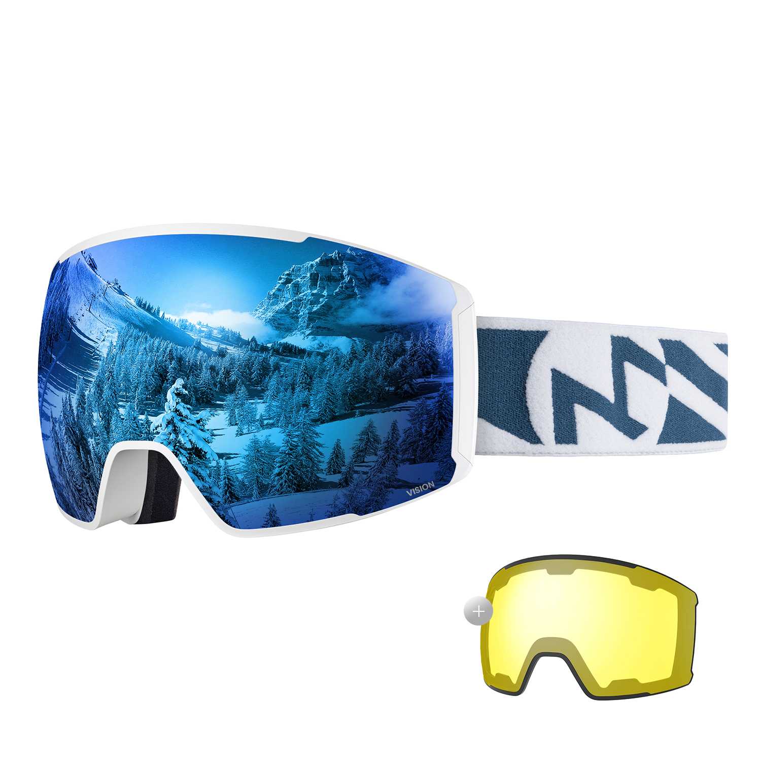 SnowVision - RX Ski Goggles - Glasses inside Goggles – Snowvision