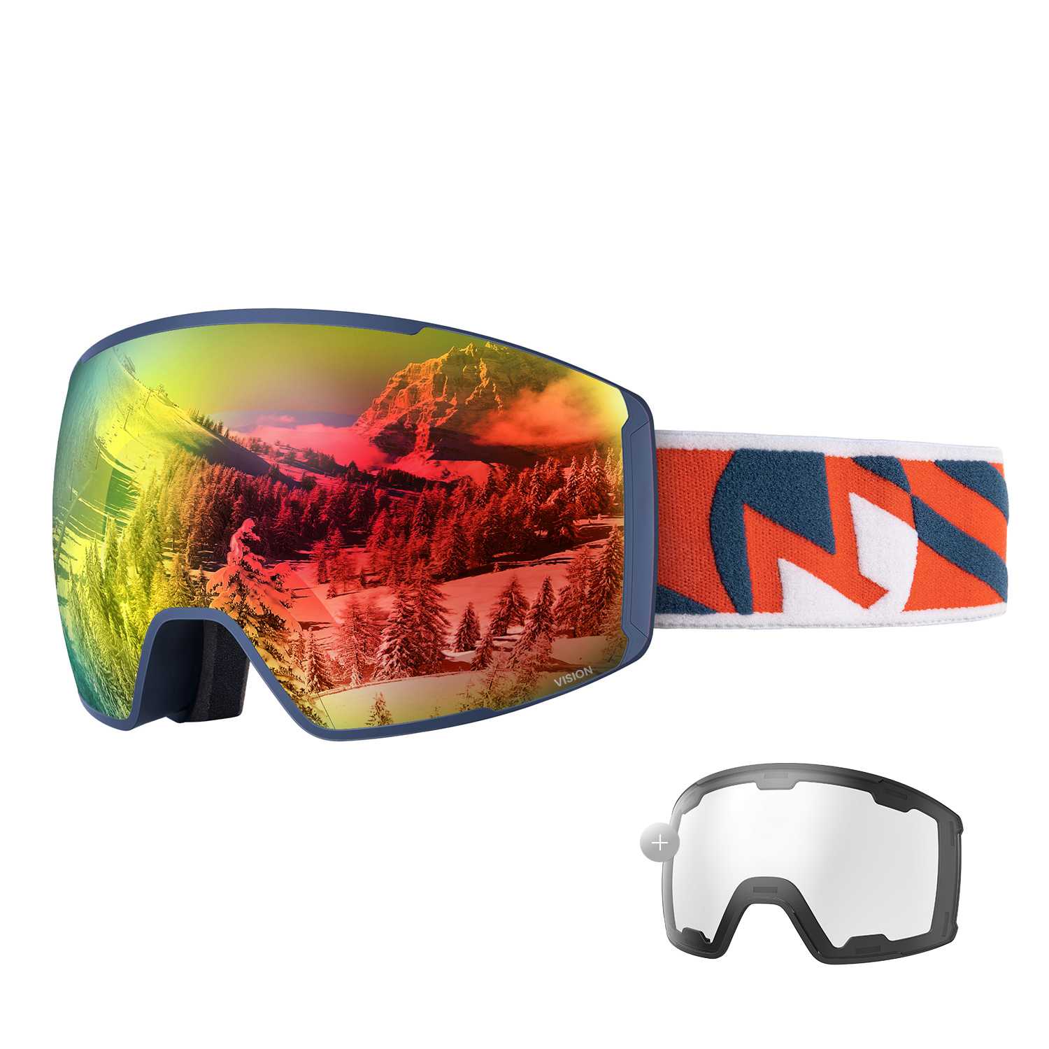 polarized snow goggles